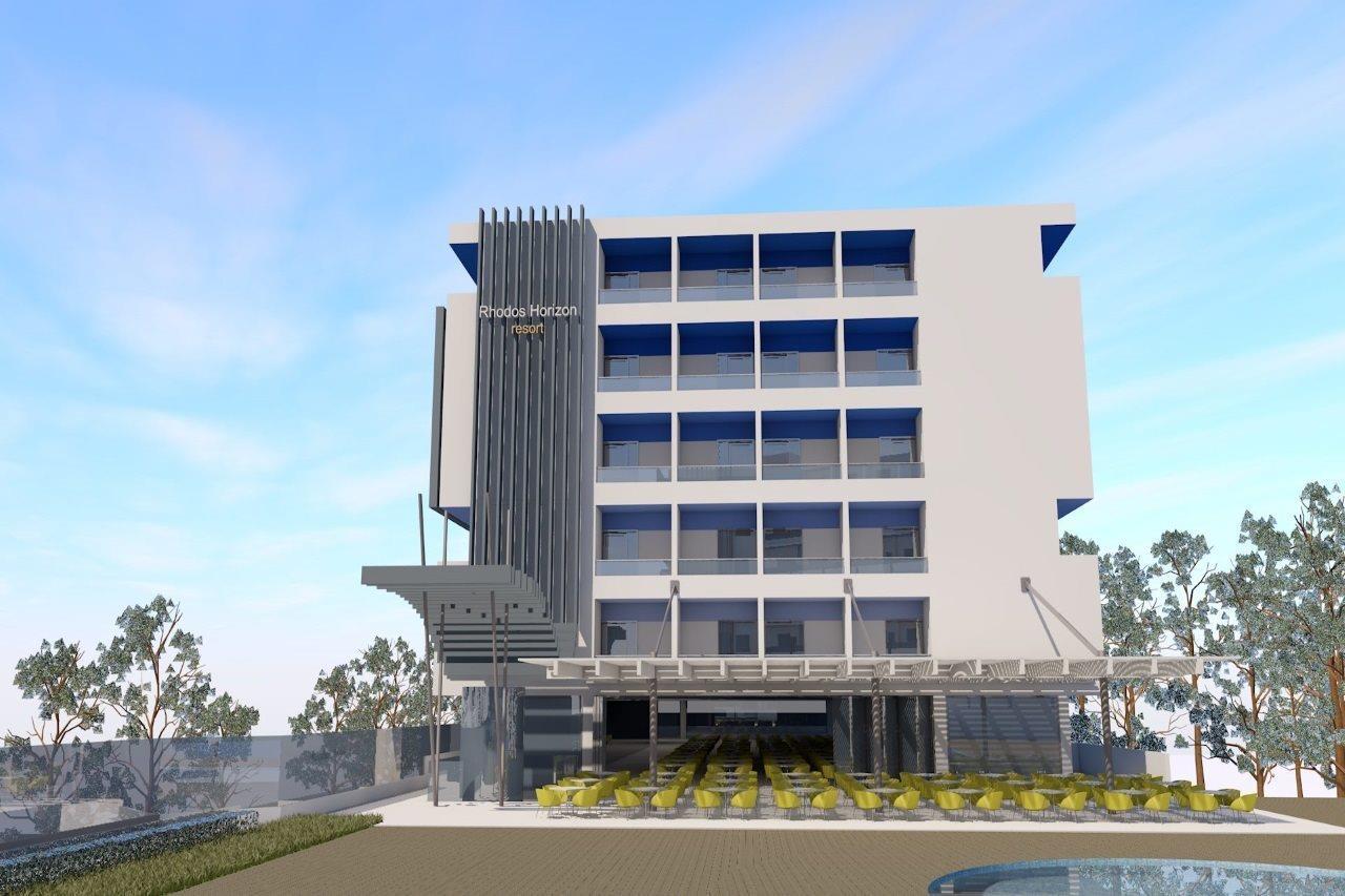 Hotel Belvedere Beach Rhodes City ภายนอก รูปภาพ