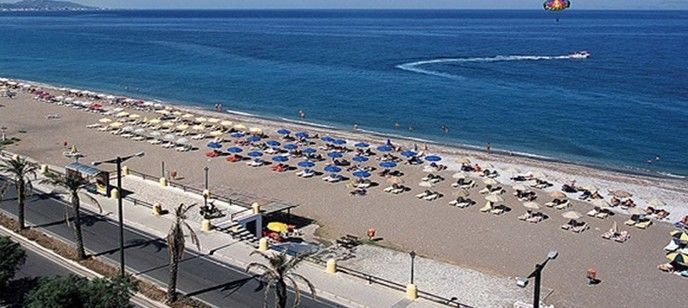 Hotel Belvedere Beach Rhodes City ภายนอก รูปภาพ